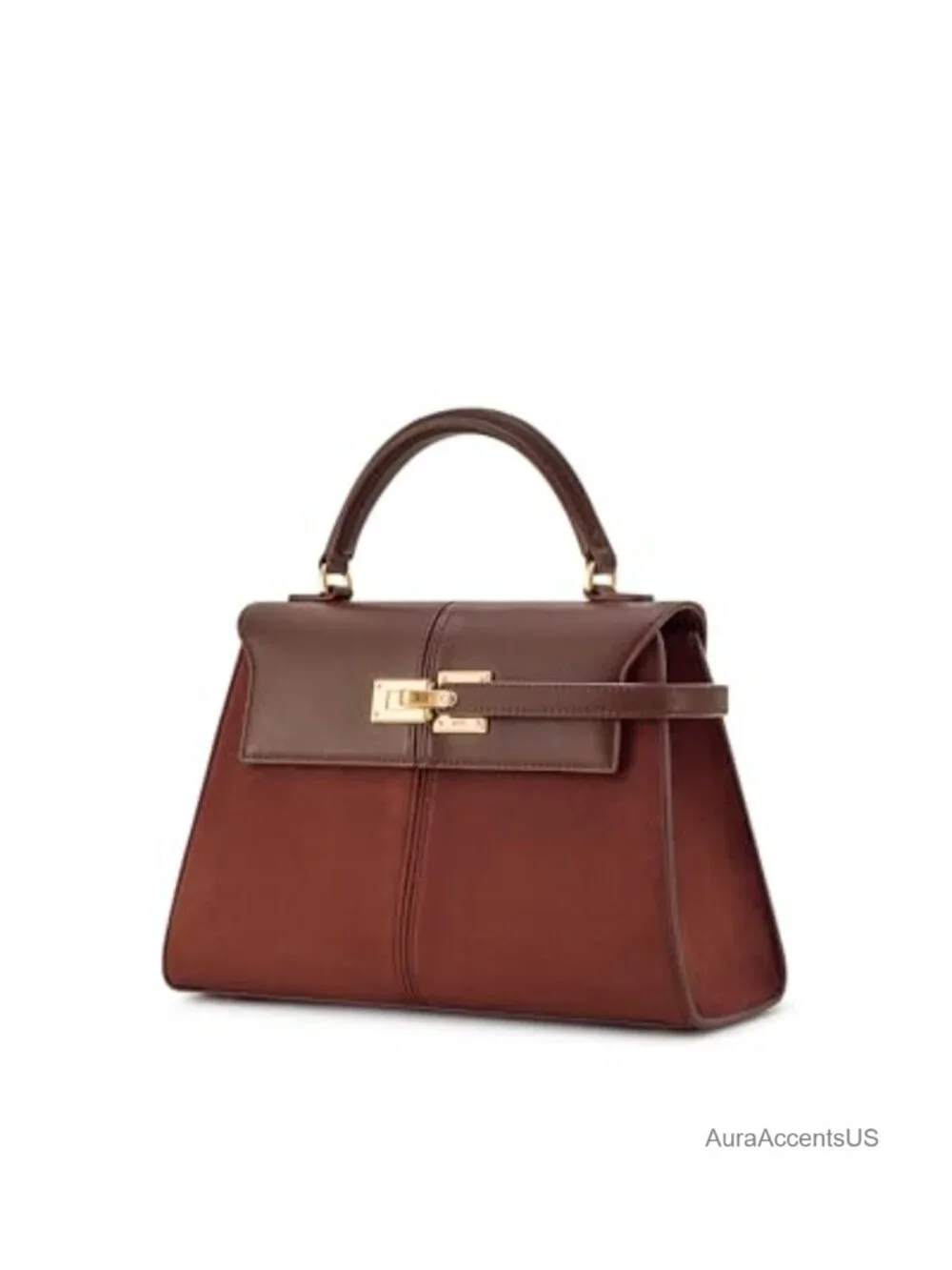 JW PEI Elise Top Handle Bag Faux Suede Vegan Leather Shoulder